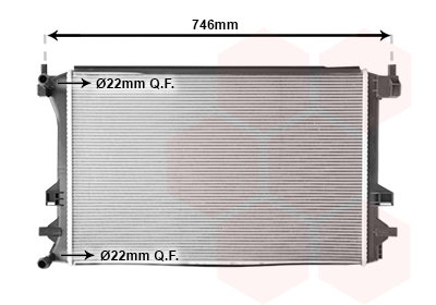 Radiateur Van Wezel 58012732