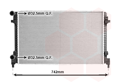 Radiateur Van Wezel 58012734