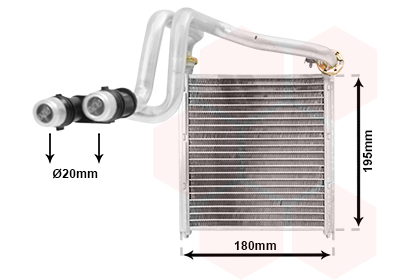 Kachelradiateur Van Wezel 58016700