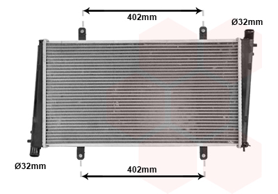 Radiateur Van Wezel 59002015