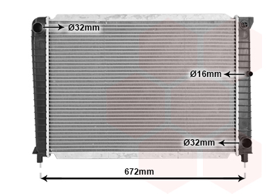 Radiateur Van Wezel 59002088