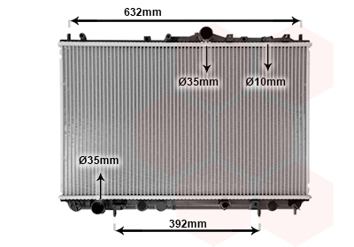 Radiateur Van Wezel 59002124