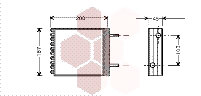 Kachelradiateur Van Wezel 59006066