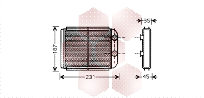 Kachelradiateur Van Wezel 59006132