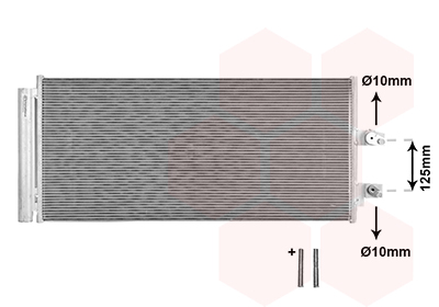 Airco condensor Van Wezel 59015700