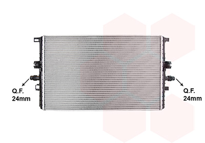 Radiateur Van Wezel 69012704