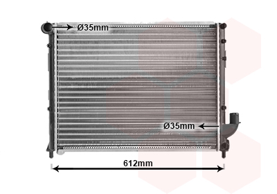 Radiateur Van Wezel 73002059