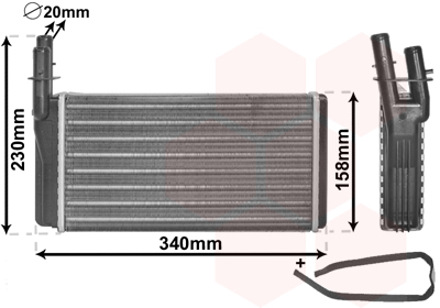 Kachelradiateur Van Wezel 73006074