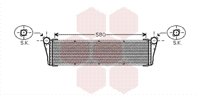 Radiateur Van Wezel 74002053