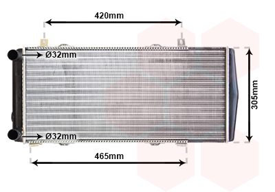 Radiateur Van Wezel 76002004