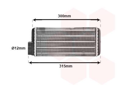 Kachelradiateur Van Wezel 76006017