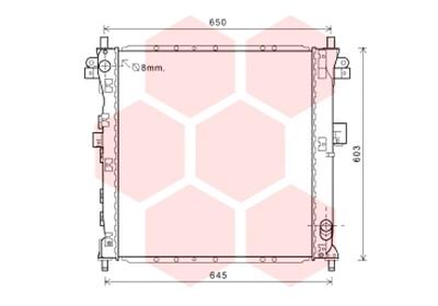 Radiateur Van Wezel 81002123