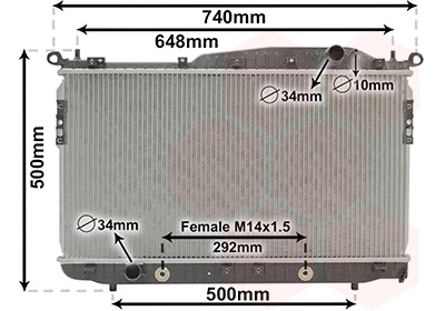 Radiateur Van Wezel 81002135