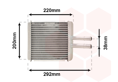 Kachelradiateur Van Wezel 81006027