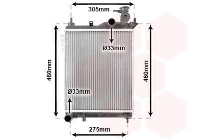 Radiateur Van Wezel 82002099