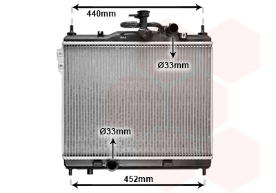 Radiateur Van Wezel 82002103