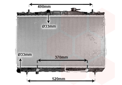 Radiateur Van Wezel 82002105