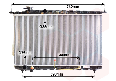 Radiateur Van Wezel 82002107