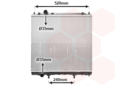 Radiateur Van Wezel 82002162