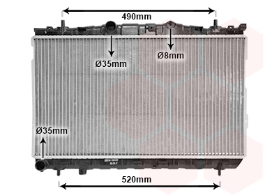 Radiateur Van Wezel 82002187