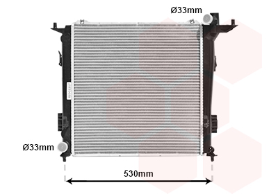 Radiateur Van Wezel 82002207