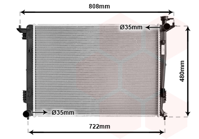 Radiateur Van Wezel 82002285