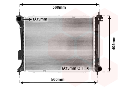 Radiateur Van Wezel 82002309