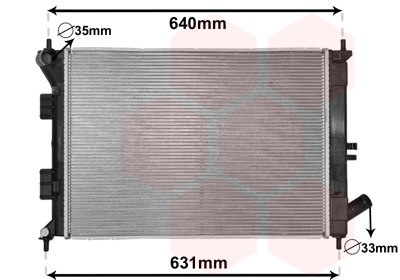 Radiateur Van Wezel 82002335