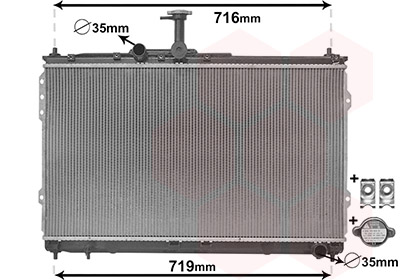 Radiateur Van Wezel 82002418