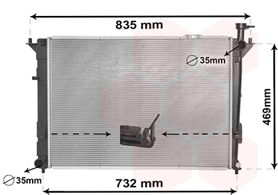 Radiateur Van Wezel 82002435