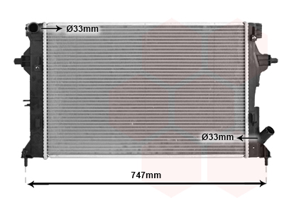 Radiateur Van Wezel 82002595