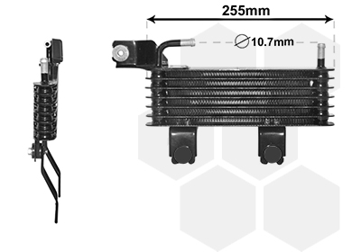 Oliekoeler motorolie Van Wezel 82003369