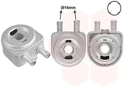 Oliekoeler, motorolie Van Wezel 82003472