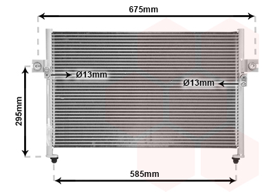 Airco condensor Van Wezel 82005058