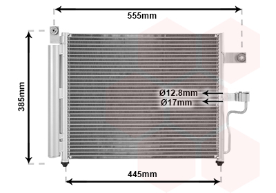 Airco condensor Van Wezel 82005081