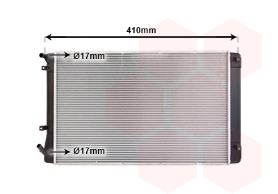 Radiateur Van Wezel 82012722