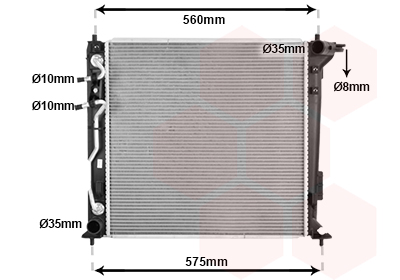 Radiateur Van Wezel 82012731