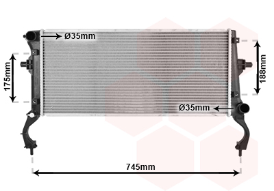 Radiateur Van Wezel 82012734
