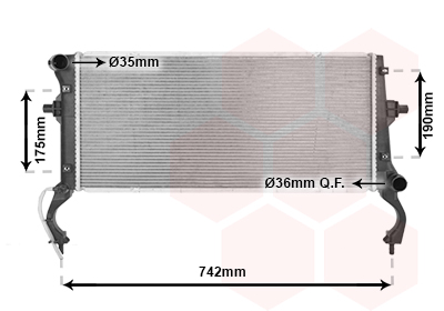 Radiateur Van Wezel 82012735