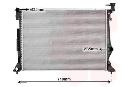 Radiateur Van Wezel 82012740