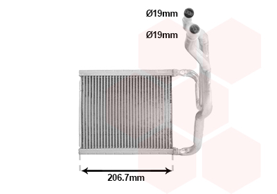 Kachelradiateur Van Wezel 82016704