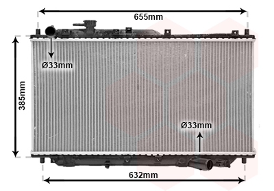 Radiateur Van Wezel 83002016