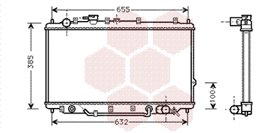 Radiateur Van Wezel 83002017