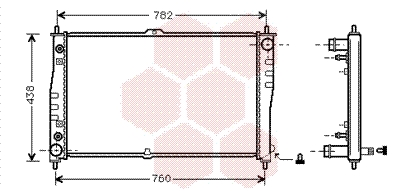 Radiateur Van Wezel 83002019