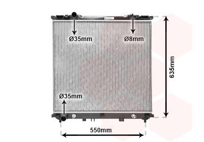 Radiateur Van Wezel 83002057