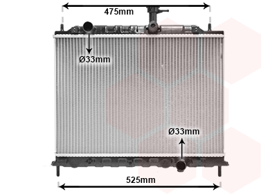 Radiateur Van Wezel 83002079