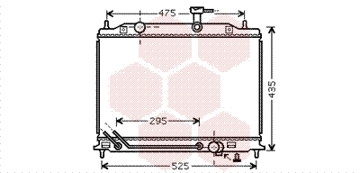 Radiateur Van Wezel 83002080