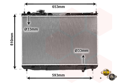 Radiateur Van Wezel 83002084