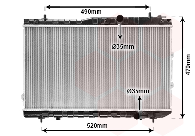 Radiateur Van Wezel 83002087