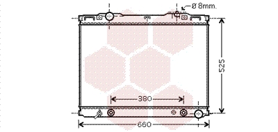 Radiateur Van Wezel 83002139